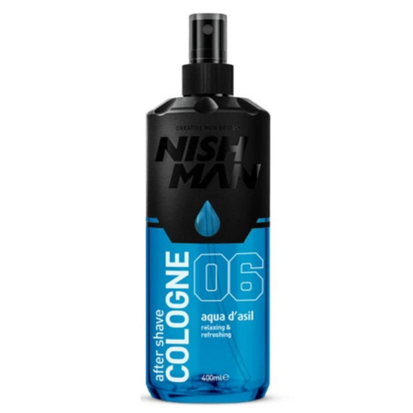 מי קולון אפטר שייב נישמן 06 אקווה דסיל – NISHMAN After Shave Cologne Aqua D’asil 400ml