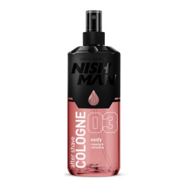 מי קולון אפטר שייב נישמן 03 נסלי – NISHMAN After Shave Cologne Nesly 400ml