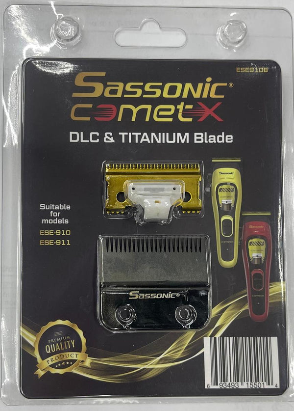 סכינים חלופיים  למכונת תספורת ססוניק | Sassonic DLC & Titanium Blade ESE-910/911