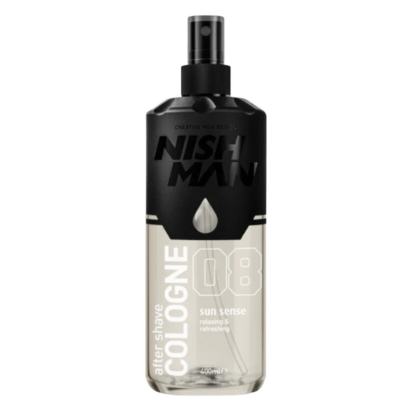 מי קולון אפטר שייב נישמן 08 סאן סאנס – NISHMAN After Shave Cologne Sun Sense 400ml