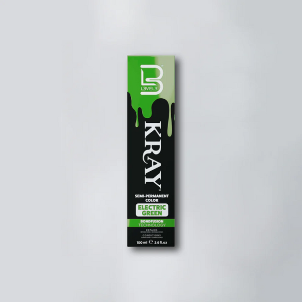 צבע KRAY ירוק אלקטריק ELECTRIC GREEN לבל 3| LEVEL 3