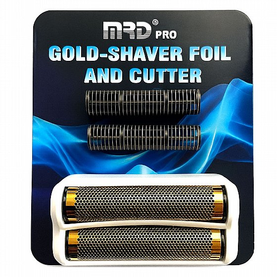 ראשי גילוח ותער MRD PRO – Gold Shaver Foil & Cutter