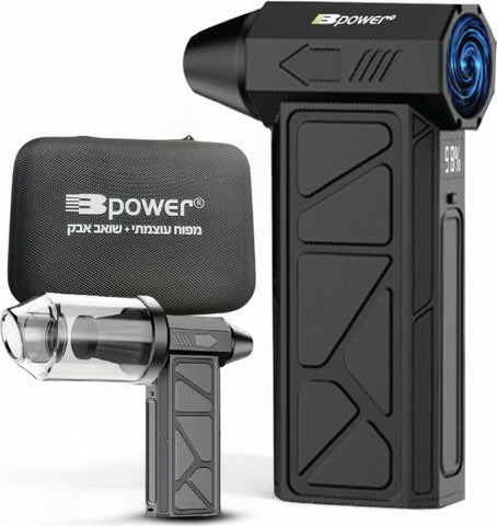 קלין אייר 2 ב-1 – מפוח אוויר עוצמתי ושואב נייד