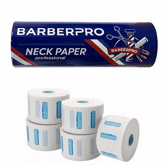 נייר צוואר איכותי ברברפרו בצבע לבן BarberPro