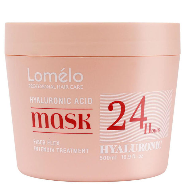 מסכה חומצה היאלורונית לשיער יבש ופגום 500 מ”ל לומלו | LOMELO