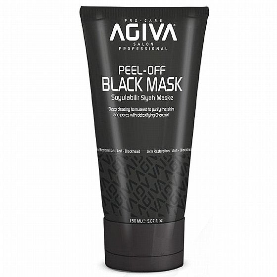 מסכה שחורה לפנים אגיבה 150 מ"ל Agiva Black Mask