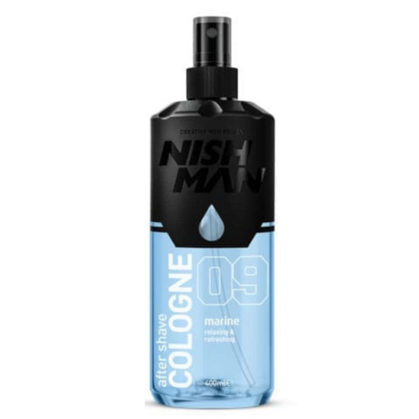מי קולון אפטר שייב נישמן 09 מארין – NISHMAN After Shave Cologne Marine 400ml