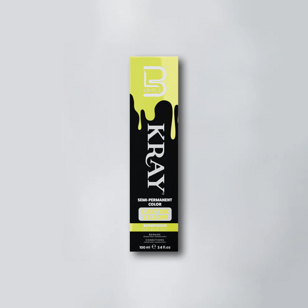 צבע KRAY צהוב אלקטריקLECTRIC YELLOW לבל 3| LEVEL 3