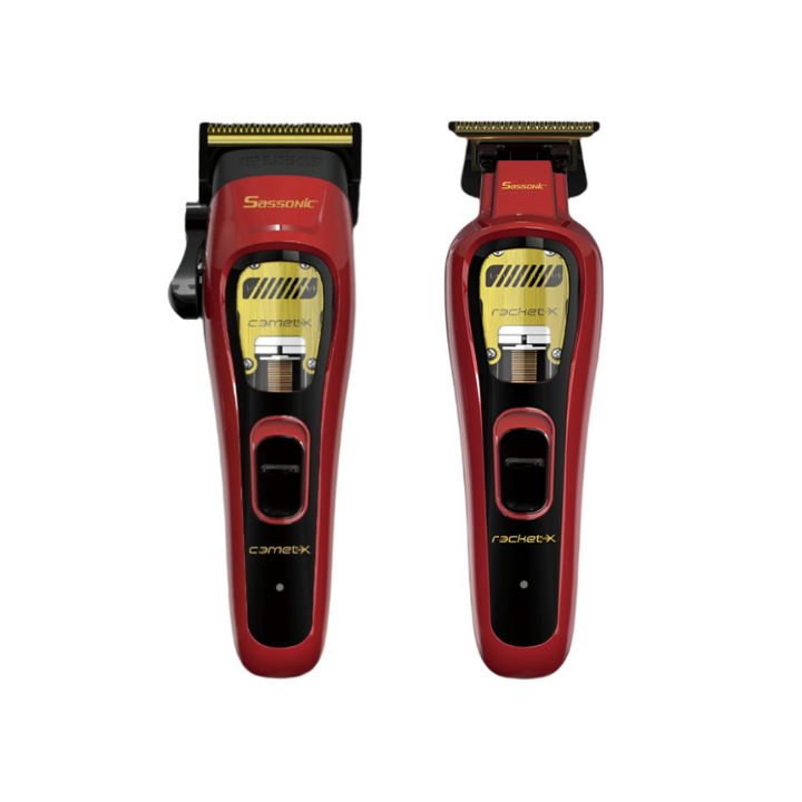 Sassonic Rocket Razor סט מכונות ססוניק קומט ורוקט איקס החדשות צבע אדום| SASSONIC COMET ...