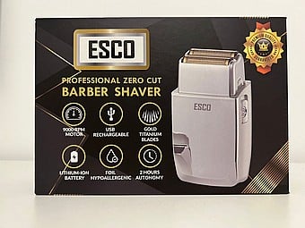 מכונת גילוח נטענת ESCO SHAVER 301 Zero Cut - NADI Store Hair Products | נדי ציוד למספרות ומוצרי שיער