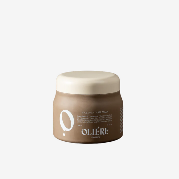 מסכת שיער VALOUR הזנה ושיקום אולייר פריז 500 מ"ל | VALOUR Hair Mask OLIERE PARIS 500ml