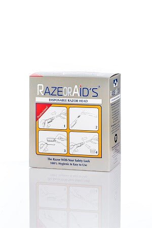 תערים חד פעמיים 200 יחידות RAZOR AID'S - NADI Store Hair Products | נדי סטור ציוד למספרות וקוסמטיקה